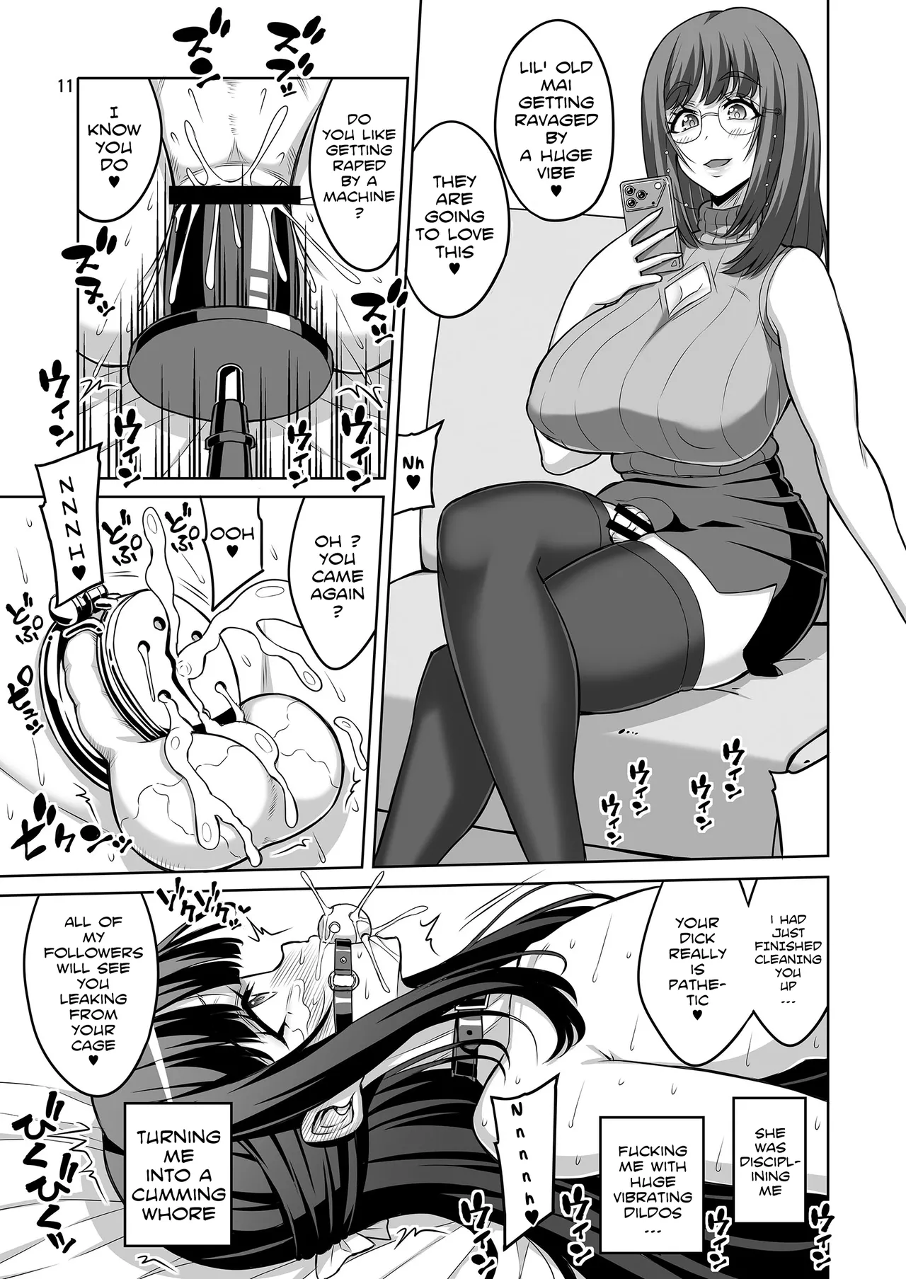 Otokonoko Musume wa Futanari Onēsan ni Kanri Saretai page 10 full