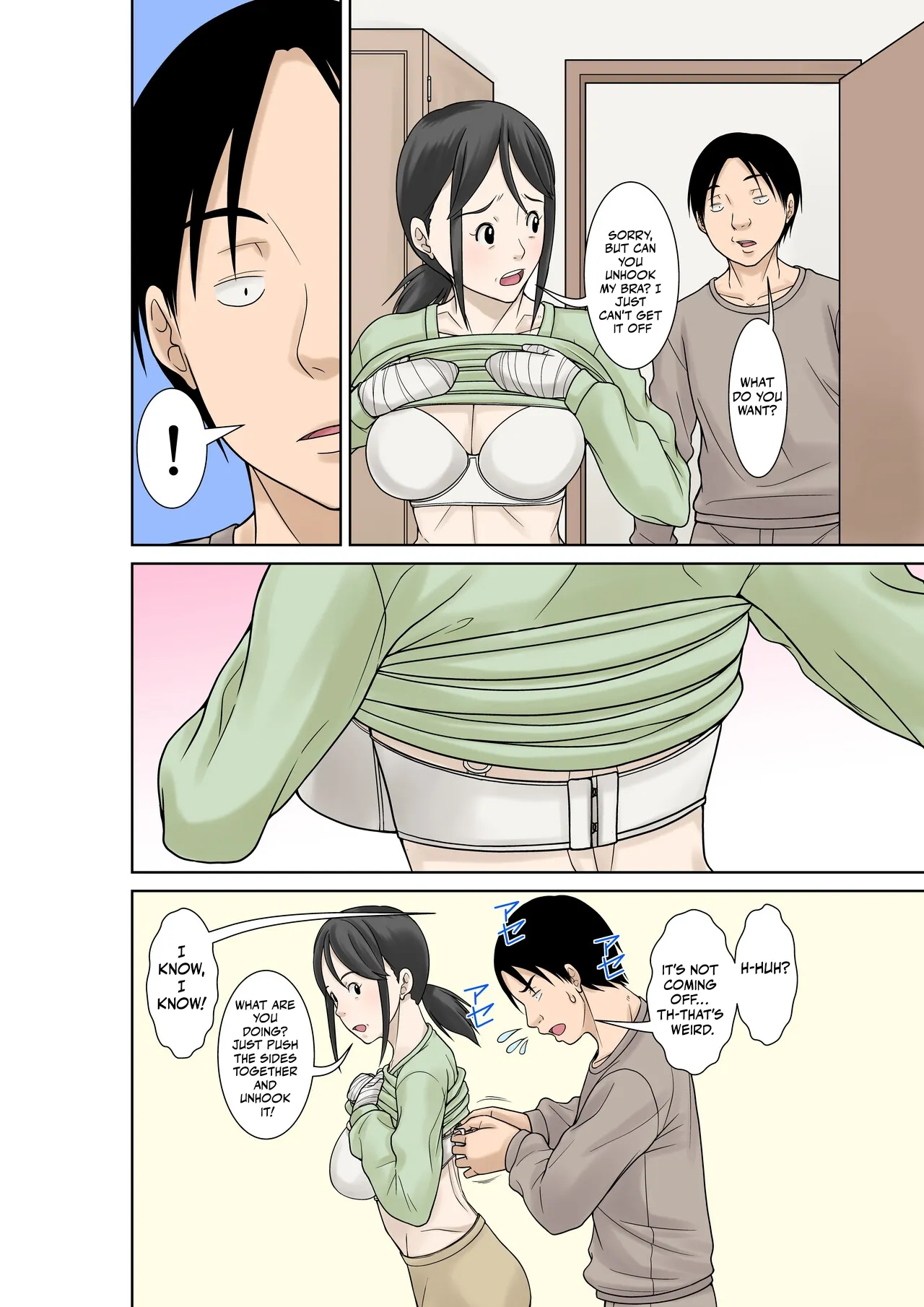 Since my mom broke both her hands, it’s my duty to take care of her. Episode 1 page 8 full