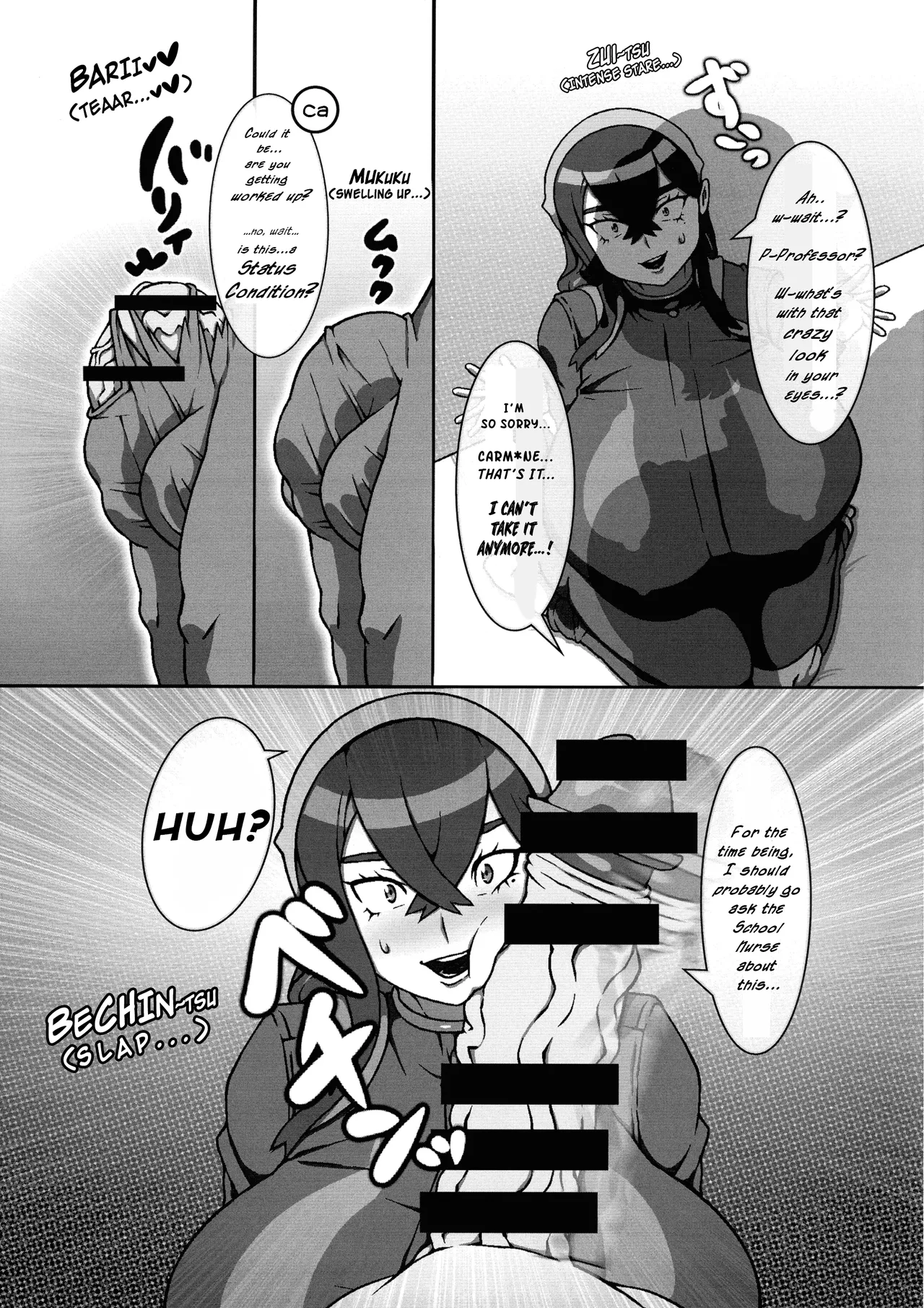 Chounyuu Futanari Briar-sensei to Chounyuu Zeiyu-chan | Super Busty Futanari Professor Briar and Super Busty Carmine page 11 full