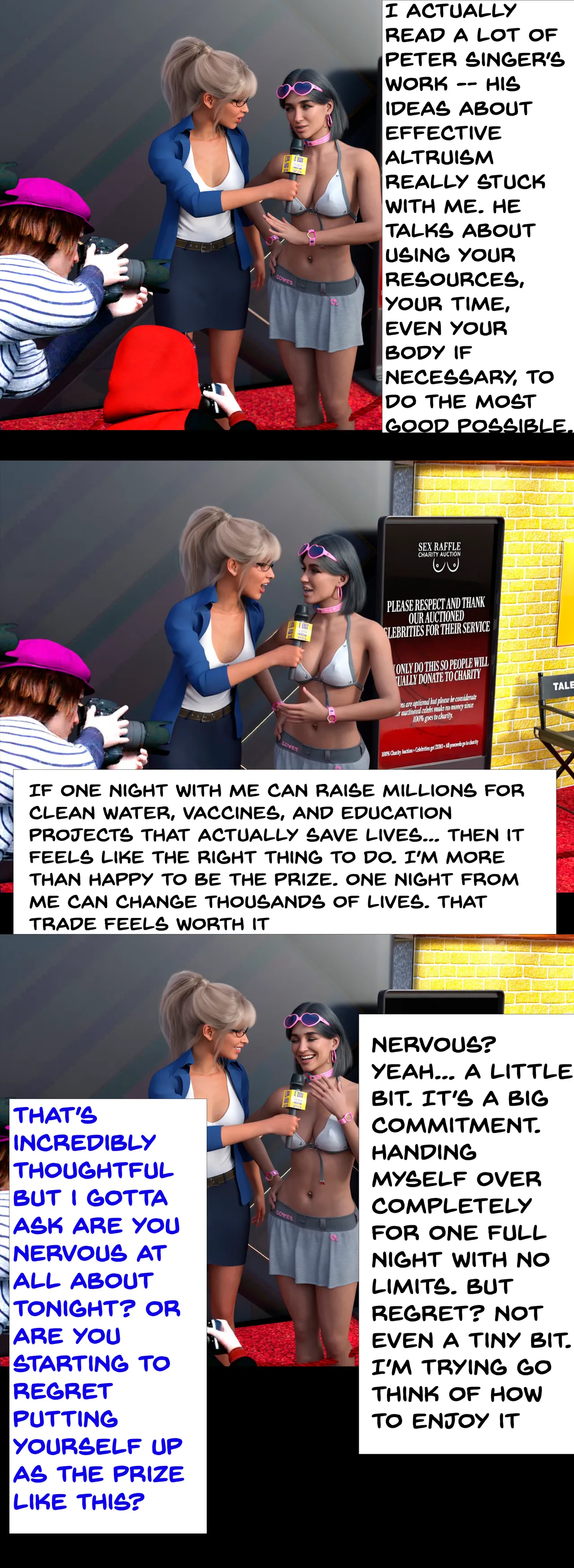 Charity Sex Raffle: The Pop Princess page 5 full