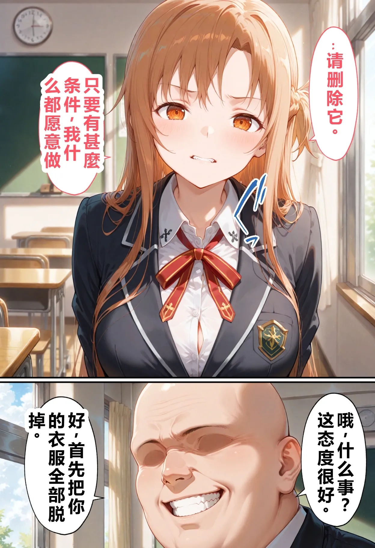 弱みを握られた俺の彼女が寝取られ堕ちるまで アスナ編 page 8 full