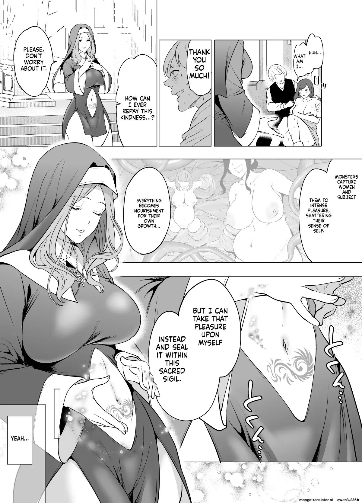 触手に敗北した聖女、無惨 page 4 full