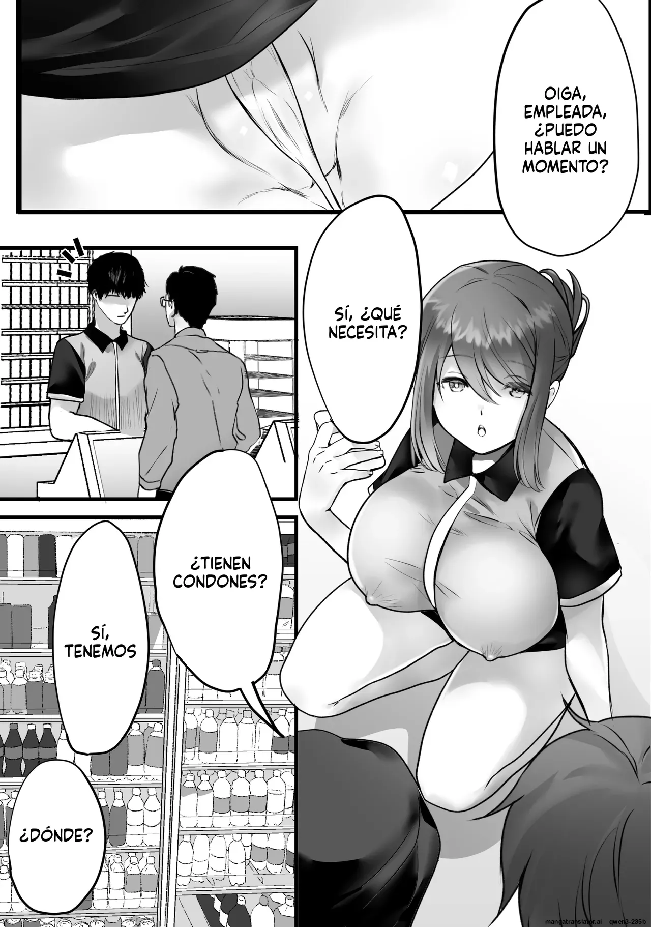 Beit-saki no Oba-san ni Oho-goe Sekkyaku Sasete Mita page 6 full