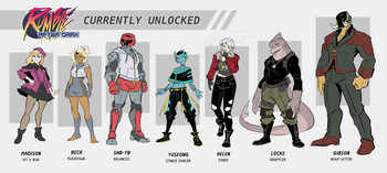 [Spicymancer / various] Rumble After Dark (fighting game OCs) cover