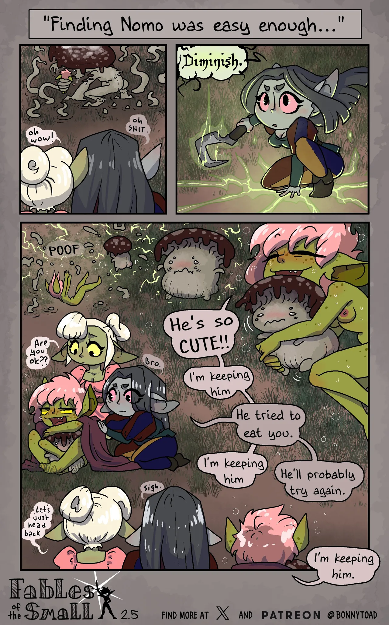 The Goblin Hole: Fables of the Small page 9 full
