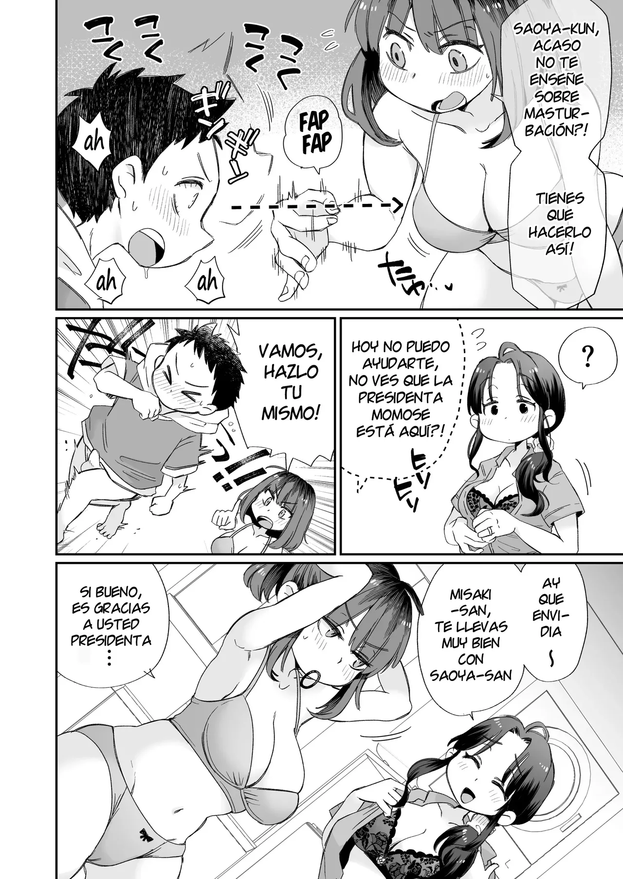 Ofuro-gakari no Kaori Mama ~Go kinjo Mama-tachi to ofuro de ecchi na obenkyou♥~ | La Mama de Kaori es Asistente de Baños ~Tomando lecciones sexuales en el baño con las mamas del vecindario~ page 3 full