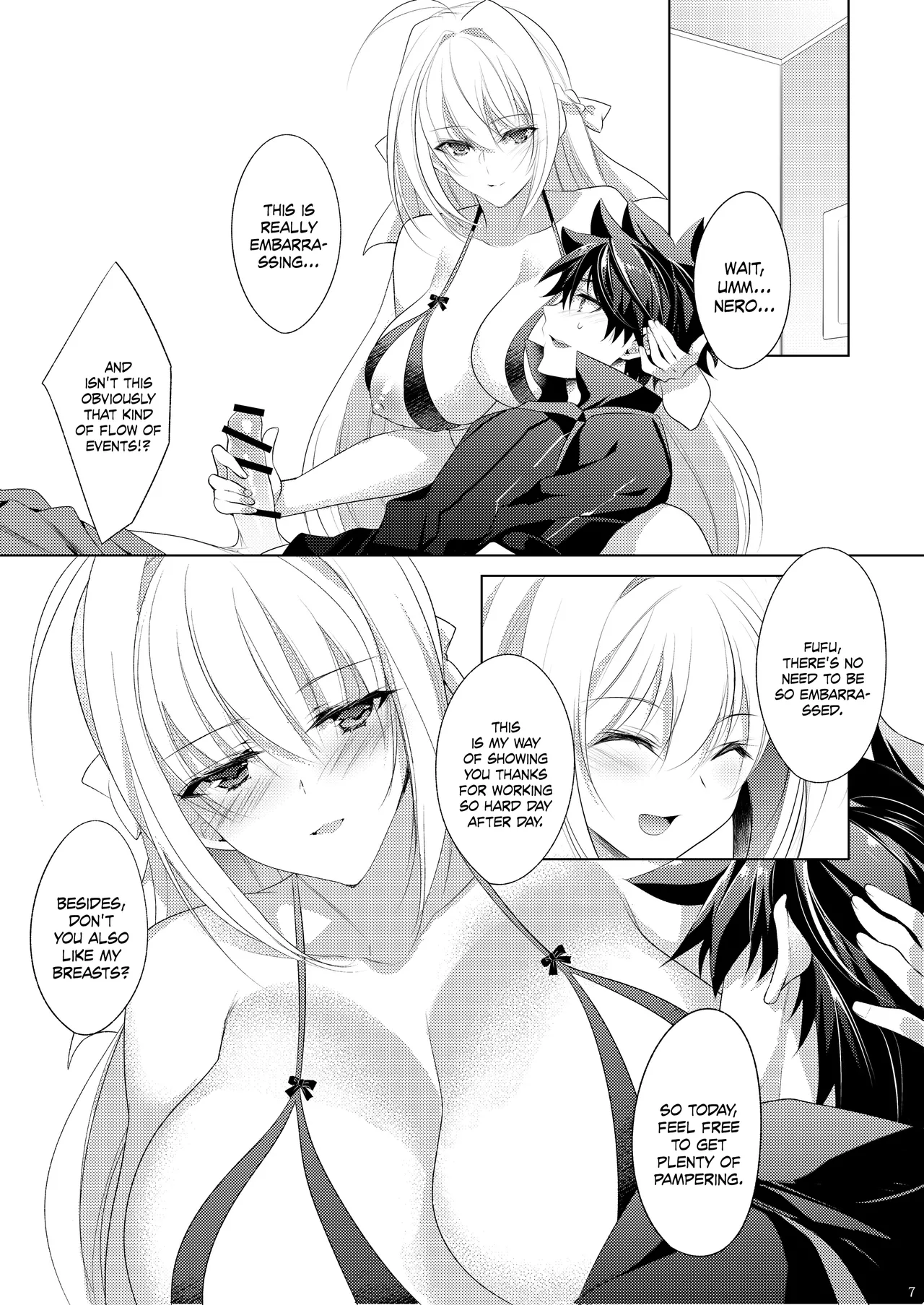 Nero-chama ga Amayakashi Ecchi Shite Kureru Hon | Book Where Nero-chama Spoils And Fucks Me page 7 full