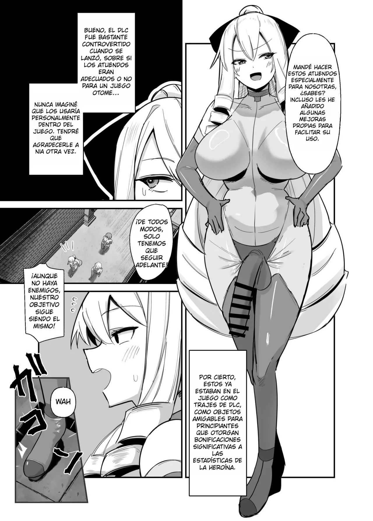 Otome Game no Akuyaku Reijou ni Tensei Shitara Ura Settei de Futanari deshita ~Ch. 3~｜Reencarné en un Juego Otome como una Futanari en una Ruta Secreta ~Cap. 3~ page 5 full