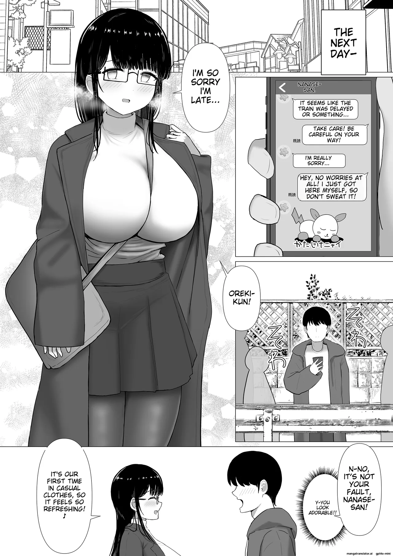 A timid, plain-looking woman with big breasts is swept away and falls into the trap of becoming a playboy's sex friend page 5 full