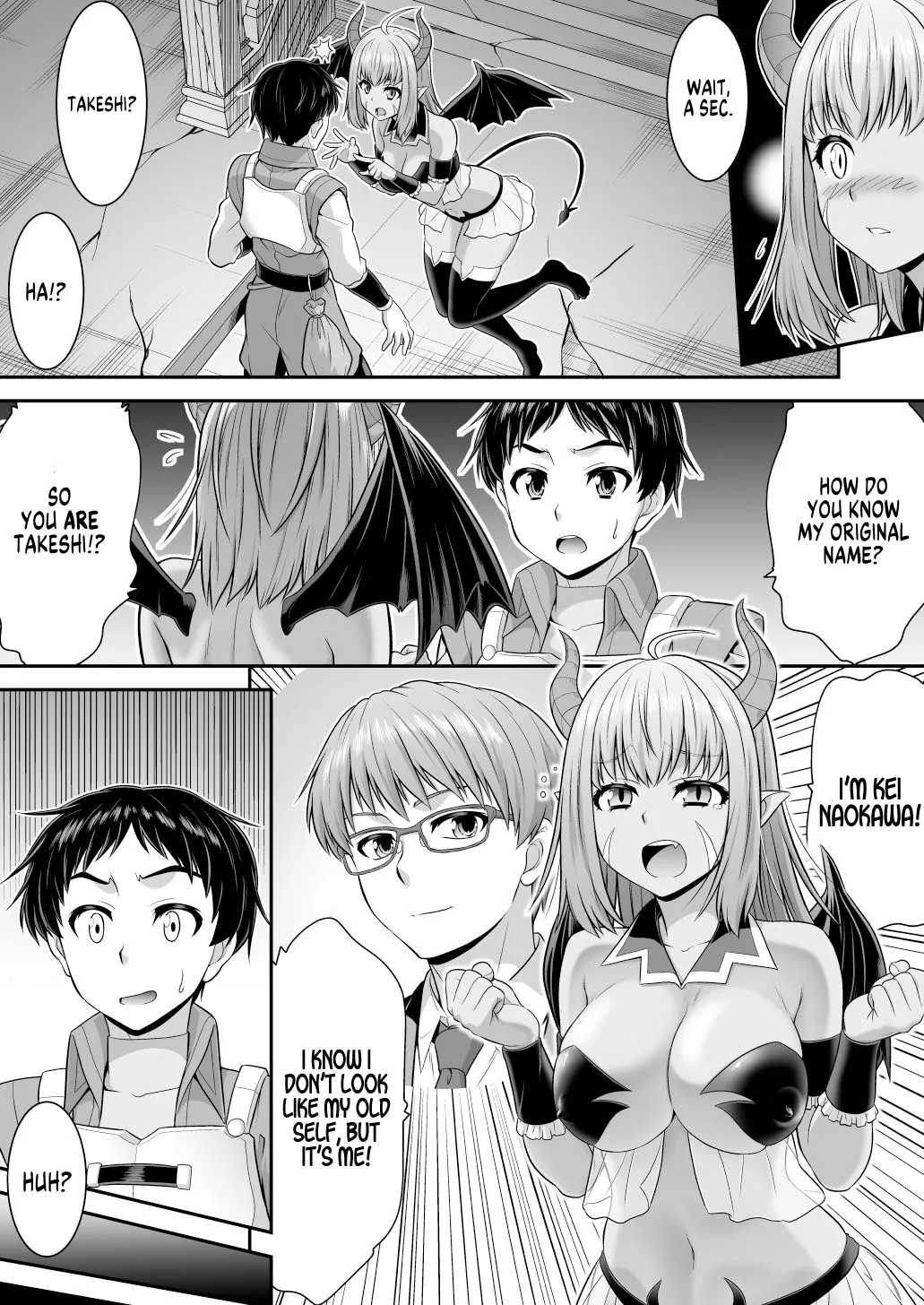 A Stern Guy into a Succubus-A Clown Guy into a Pure Lady page 12 full