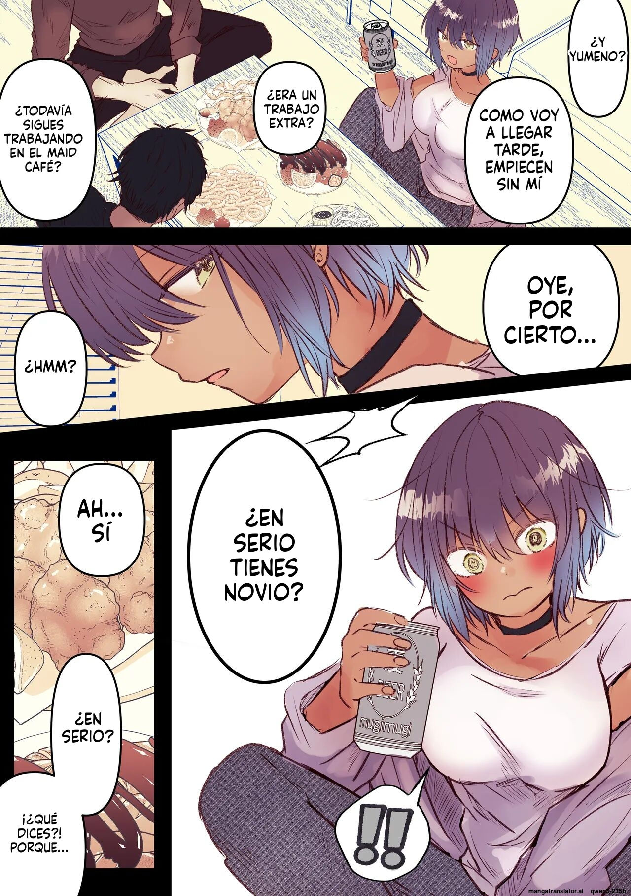 Boyish de Kyonyuu na Kanojo ga Mukashi no Otoko Tomodachi to Nomikai ni Itta Kiri page 3 full