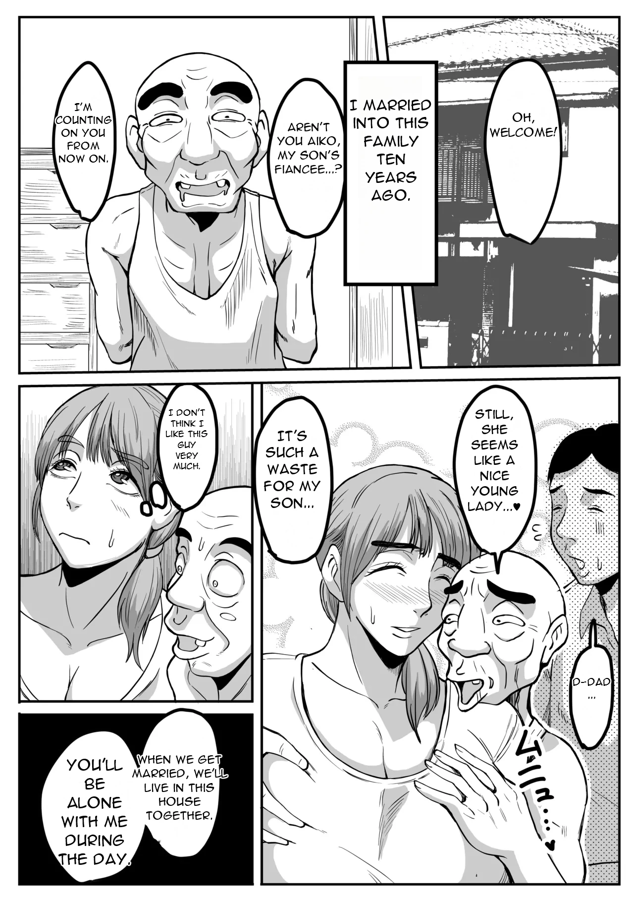 Gifu to, Soshite Musuko to - With My Father-in-Law and My Son... page 5 full