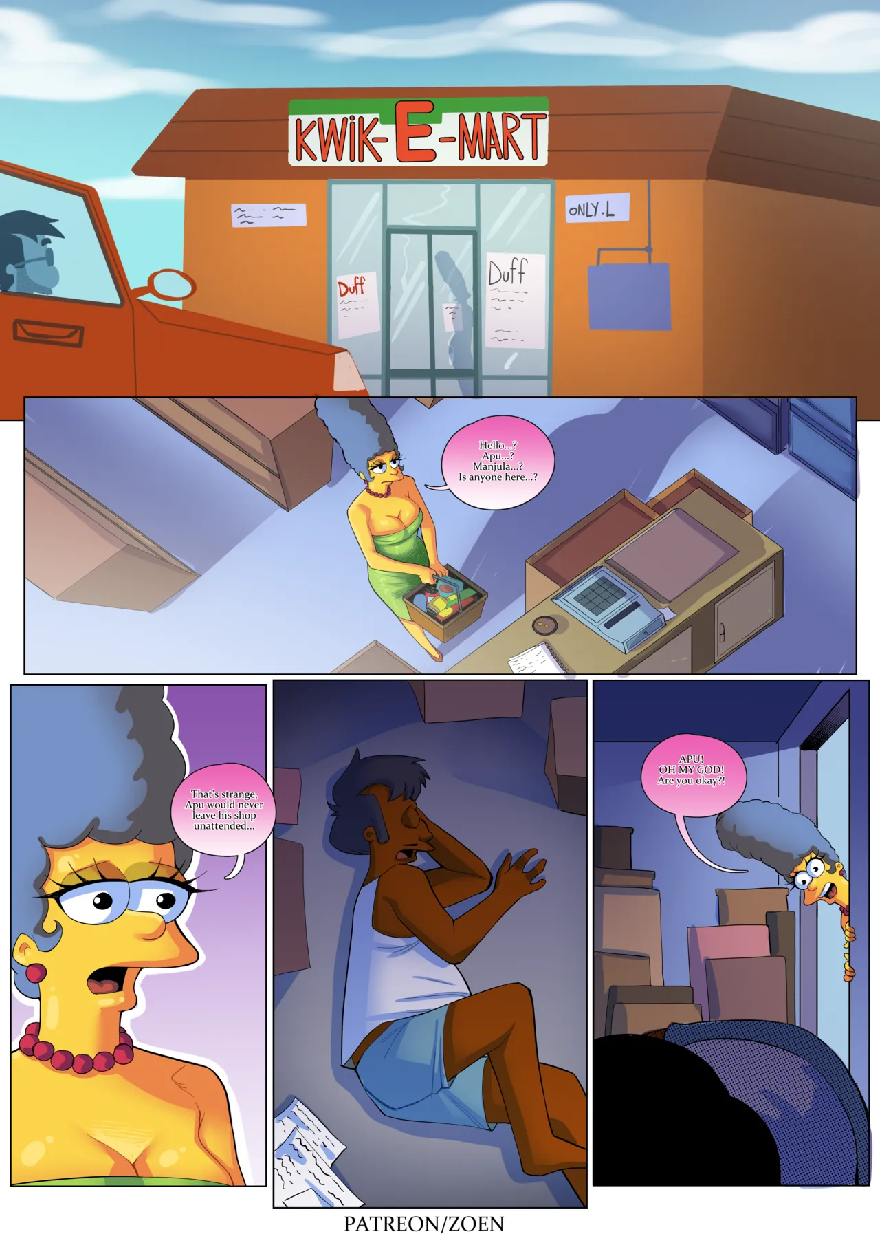 The Simpsons "Manjula's Deal" - By:Zoen page 4 full