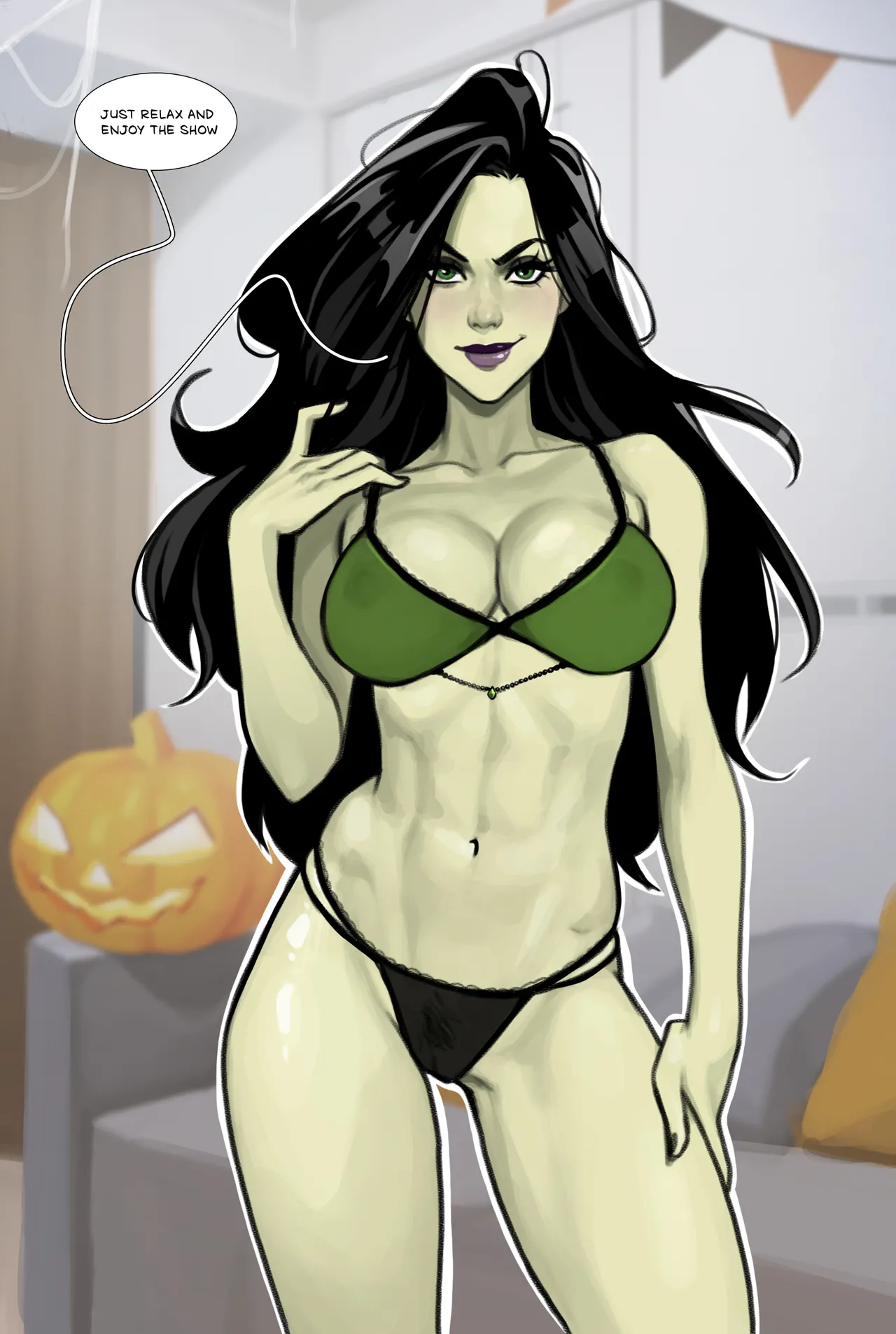 Kim & Shego's Halloween page 8 full
