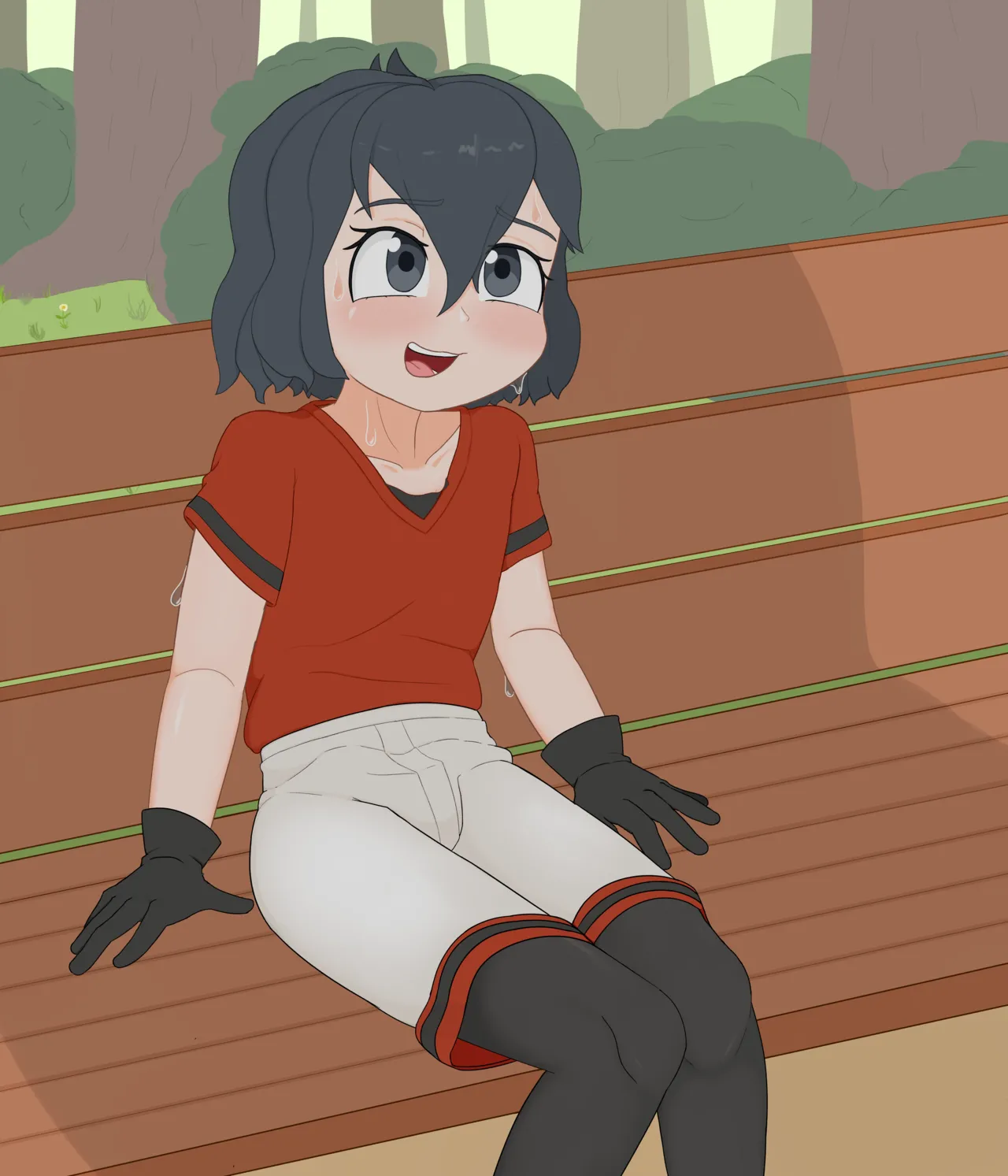 Sitting with Kaban-chan! page 5 full