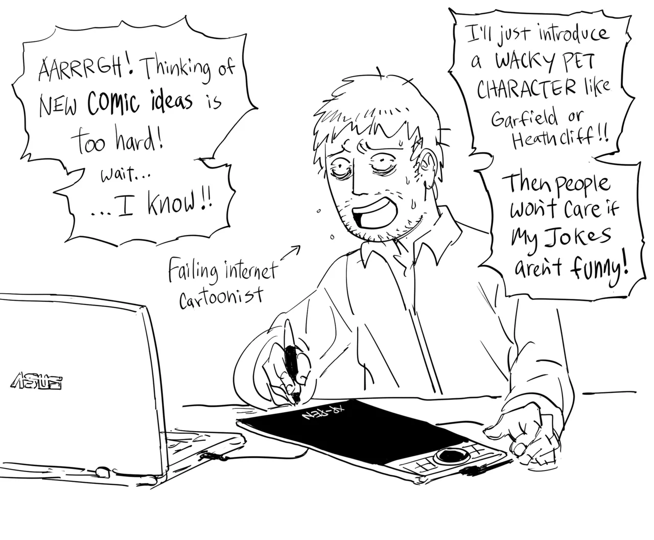 Failing Internet Cartoonist page 1 full