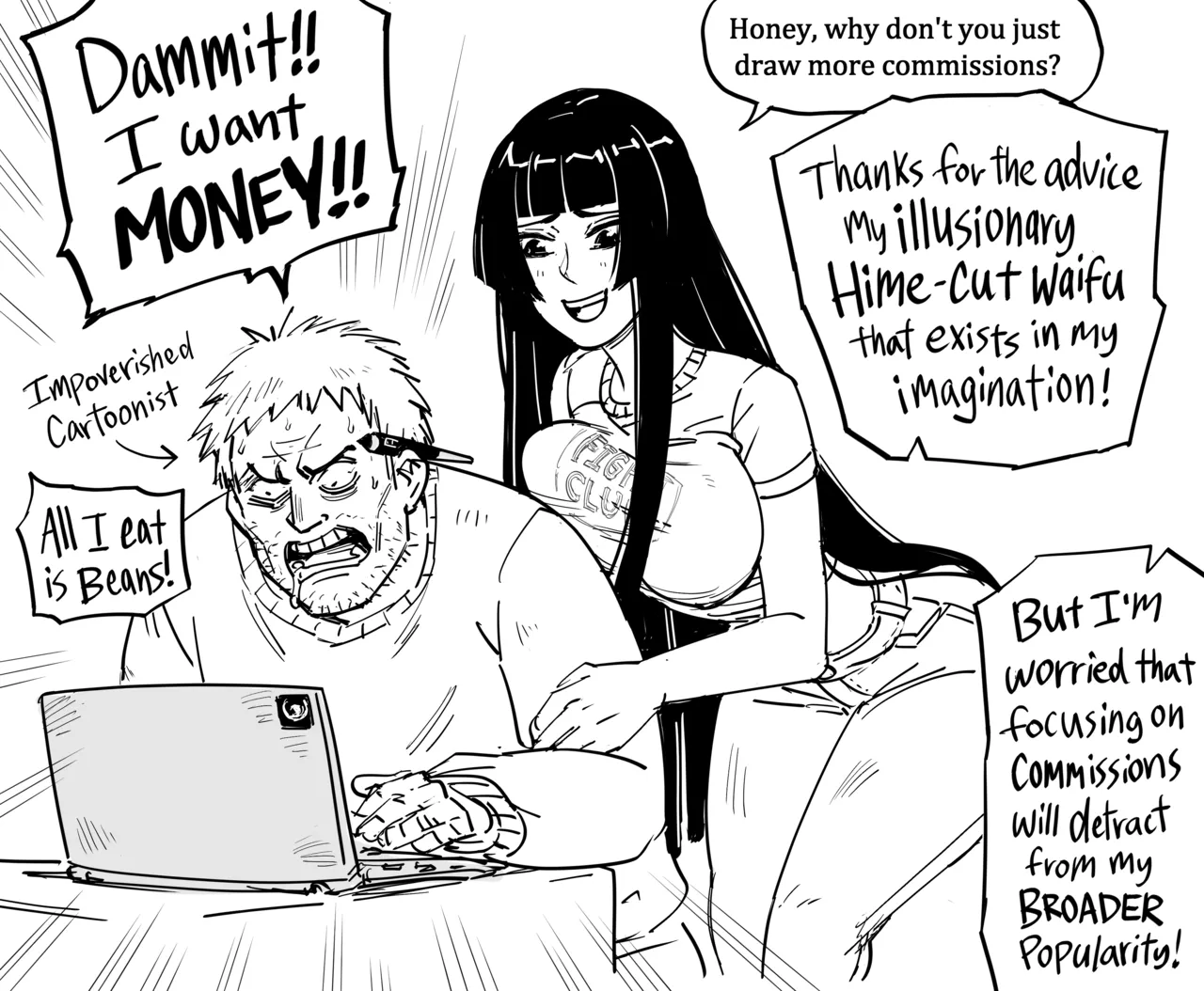 Failing Internet Cartoonist page 11 full