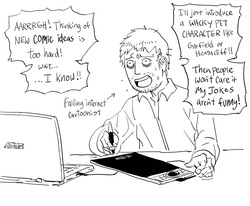 Failing Internet Cartoonist