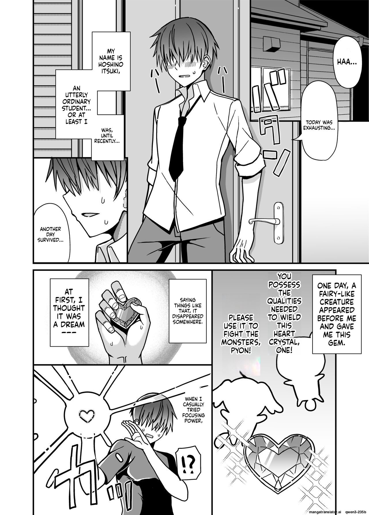 Nyotaika Shite Henshin Heroine ni Natta kedo Kinketsu na no de Karada wo Uttara Mesu ni Sareta page 3 full