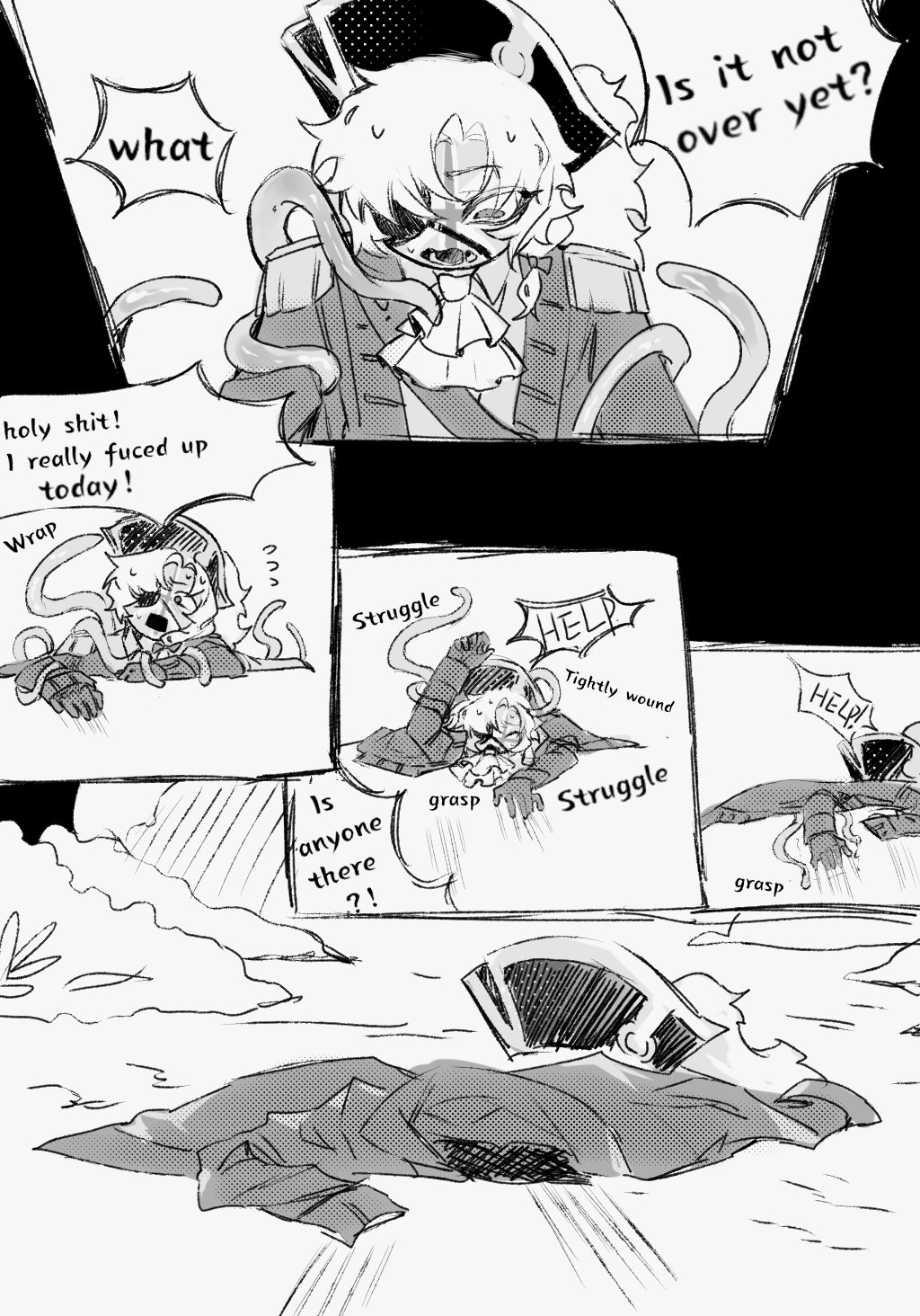 England stuck in Tentacle Hole page 11 full