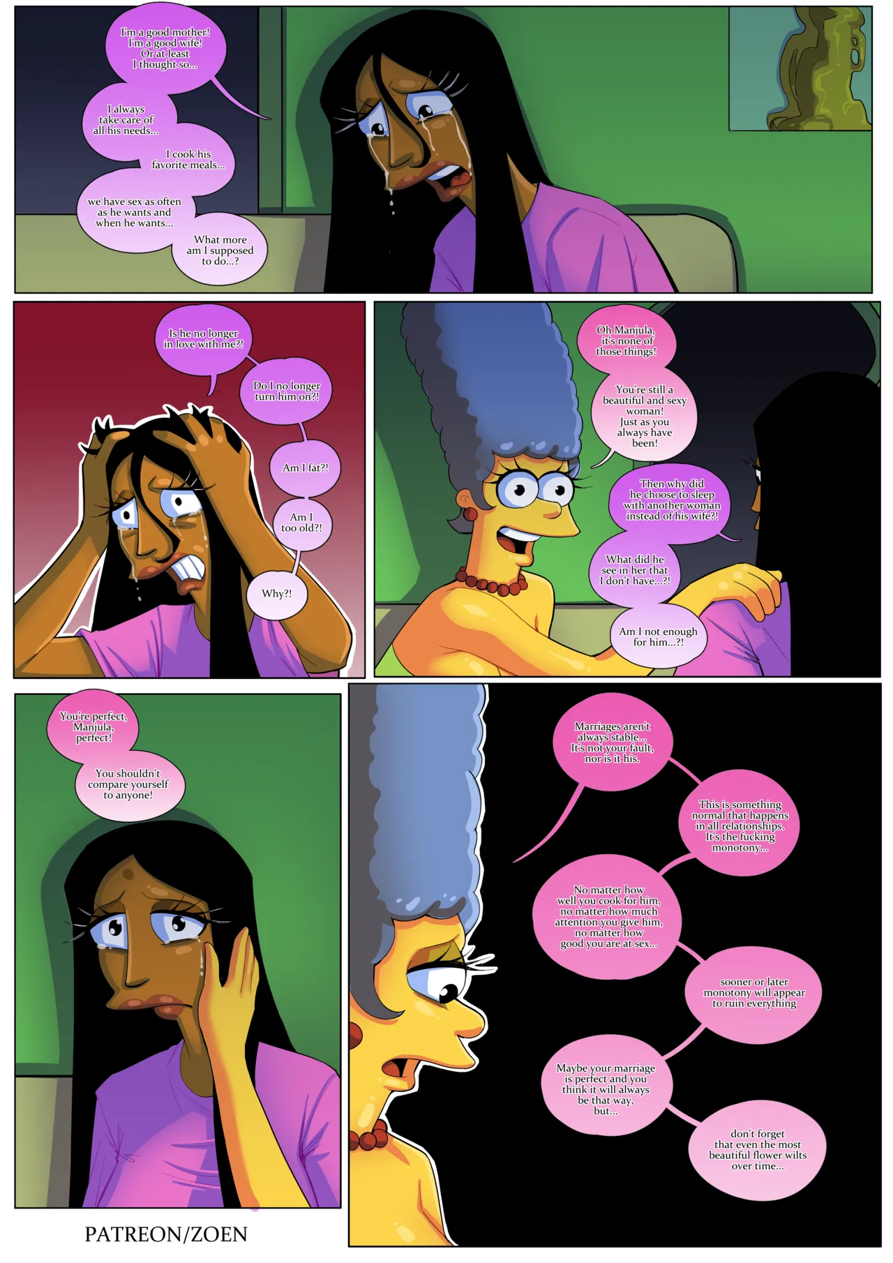 The Simpsons "Manjula's Deal" - By:Zoen page 11 full