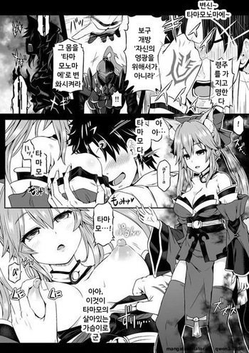 [Taniguchi-san] Tamamo no Oppai ni Umoretai | 포 섬원즈 글로리 (Fate/Grand Order) [Korean] cover