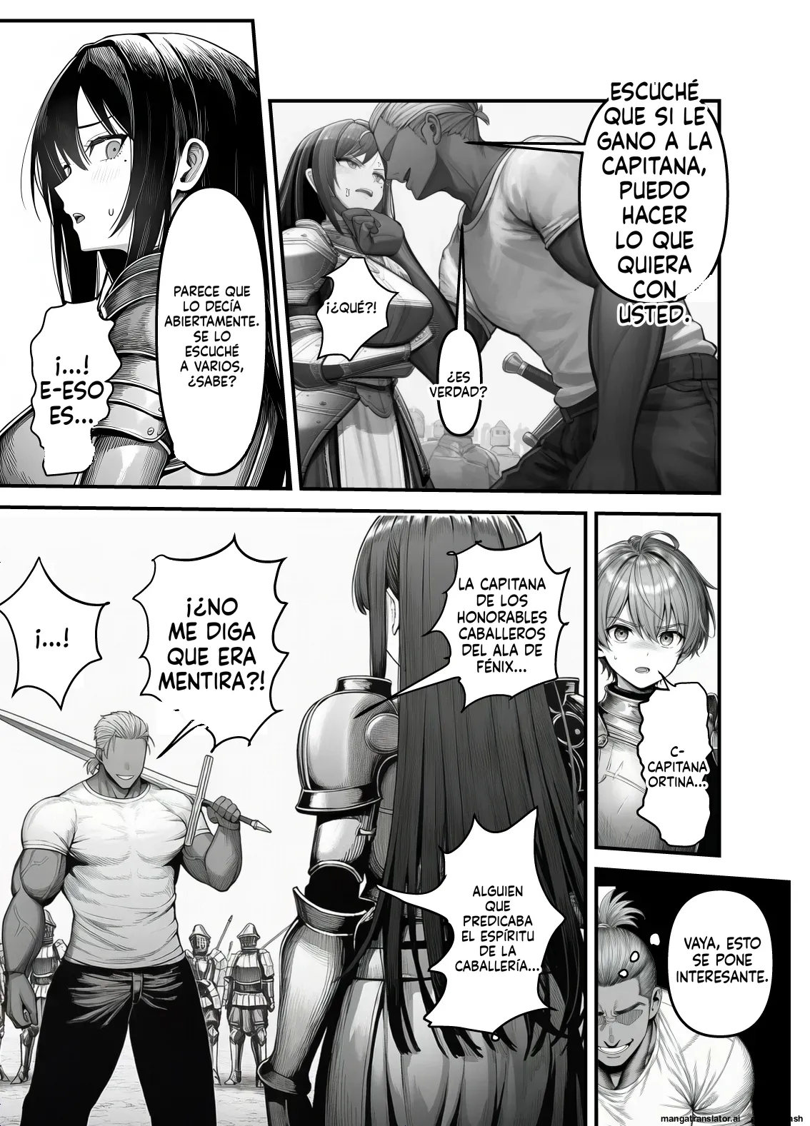 Comandante Caballero Femenina, Caída Femenina de Sumisión NTR-El día en que la líder anhelante Ortina perdió-|Pelotón Bostezo de la Noche page 12 full