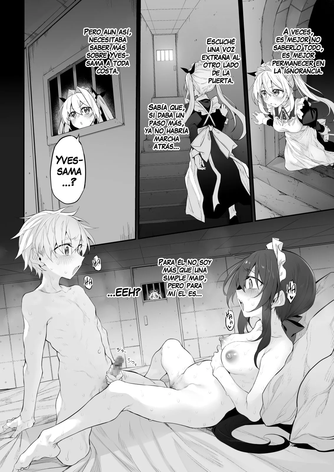 Hatsukoi Maid - First Love Maid 2 ~Watashi no Hatsukoi Obocchama no Goshujin-sama ni Choukyou Sareru Wake ga nai~｜Mi 1er Amor es una Maid 2 ~No permitiré que castiguen a mi primer amor, mi joven amo, mientras yo esté aquí~ page 8 full