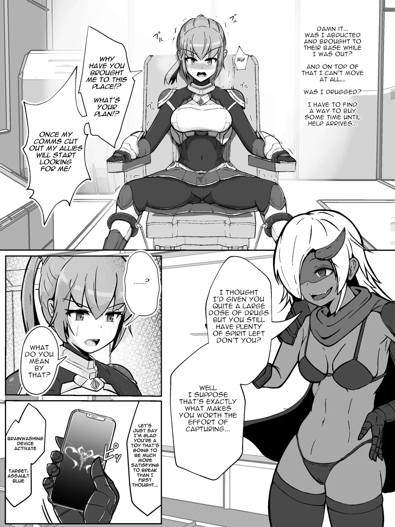 Soukou Senki Assault Blue ~Haiboku Heroine Subete o Ubaware Zetsubousu~ page 8 full