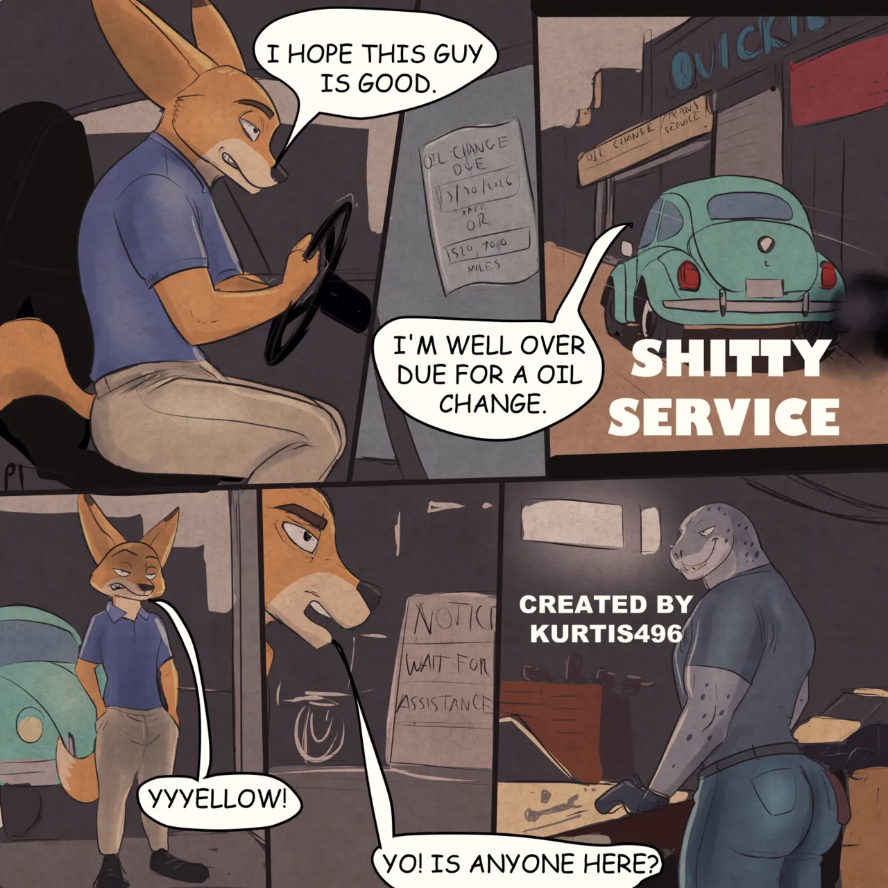Shitty Service Volume 1 page 1 full