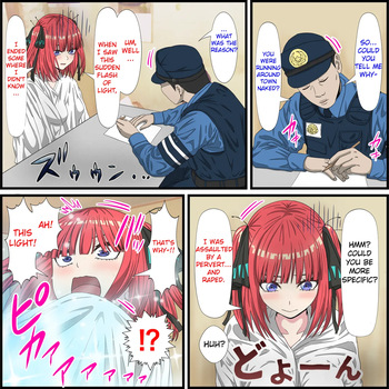 [Banana Style] An App Where You Can Have Sex With Anime Characters 20, Harem Chapter (Gotoubun no Hanayome) [English] cover