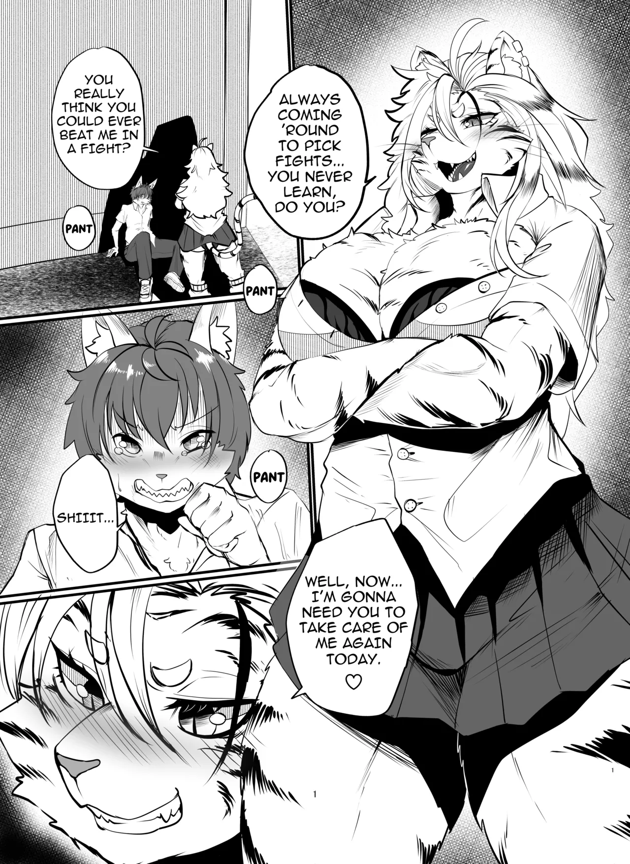 Byakko Gyaru-chan | White Tiger Gal page 1 full