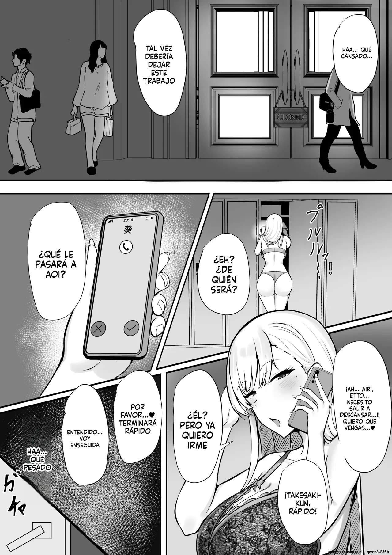 Es una chica y le gustan los hombres más fuertes que los otaku page 10 full