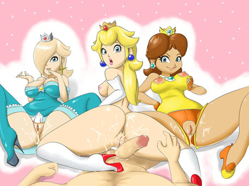 [Greyimpaction] Super Mario Bros Princesses cover