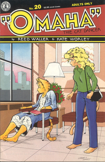 Omaha #20 [Reed Waller & Kate Worley] cover