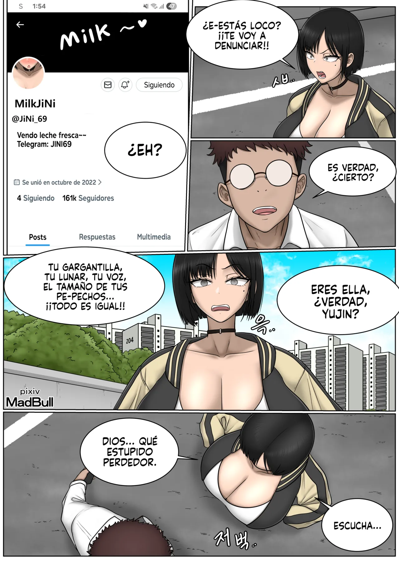 The Breast Milk Selling Girl 1 | La Chica que Vende la Leche de sus Tetas 1 page 2 full