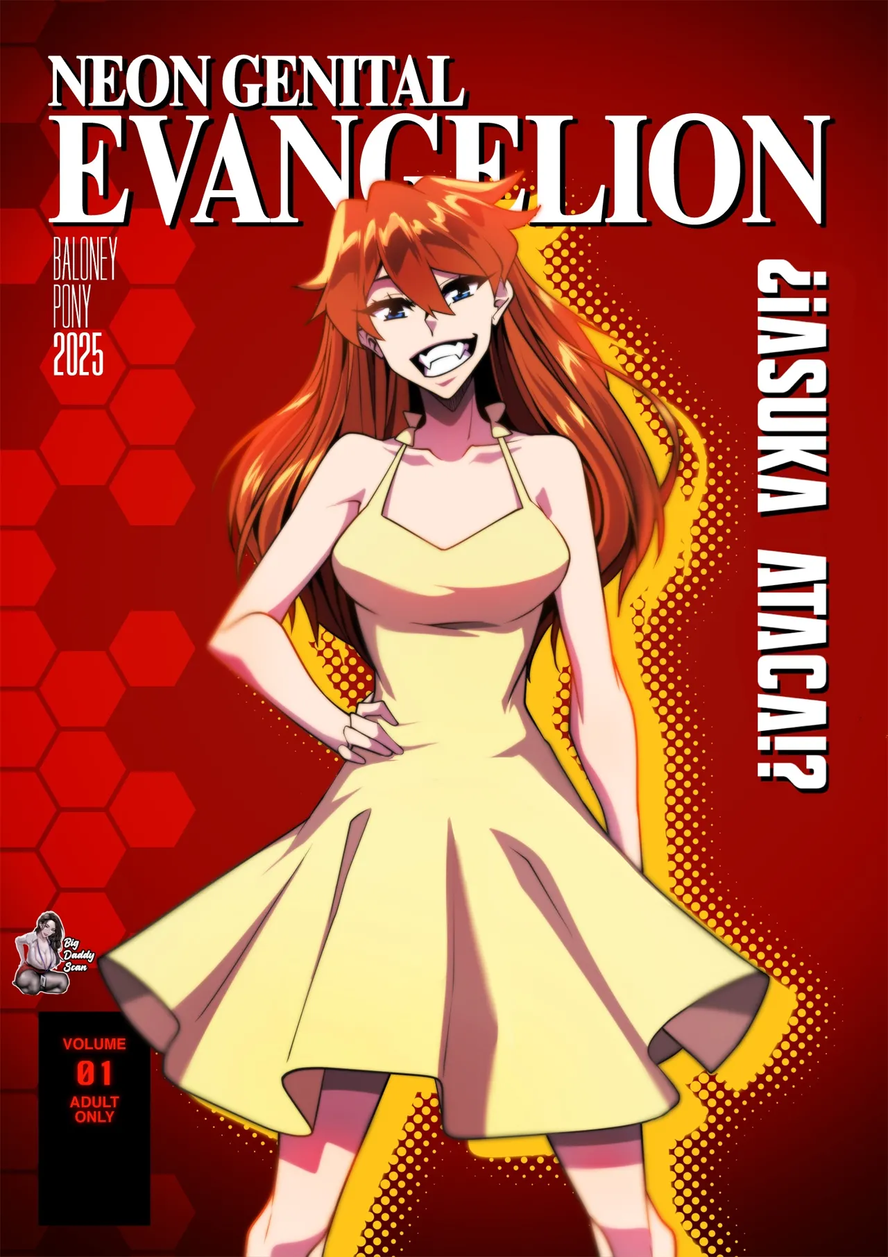 Neon Genital Evangelion: Asuka Strikes!？| Neon Genital Evangelion׃ ¿¡Asuka Ataca!？ page 1 full