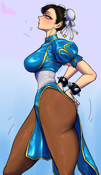 [MrHernanDrawings] Chun-Li (Street Fighter) cover