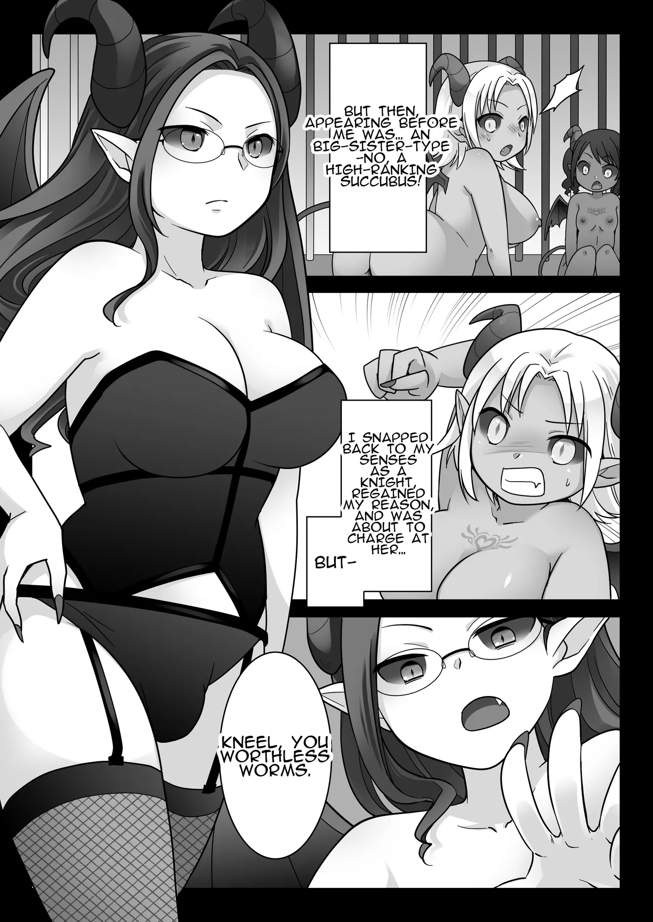 Elite Kishi no Daraku TS ~ Otoko ni Modoretanoni Futatabi TS Sakyubasu Ochi Shichau Kishi-sama ~ | The Fallen Elite Knight: TS ~The Knight Who Returned to Being a Man, Only to Fall Again as a TS Succubus~ page 11 full
