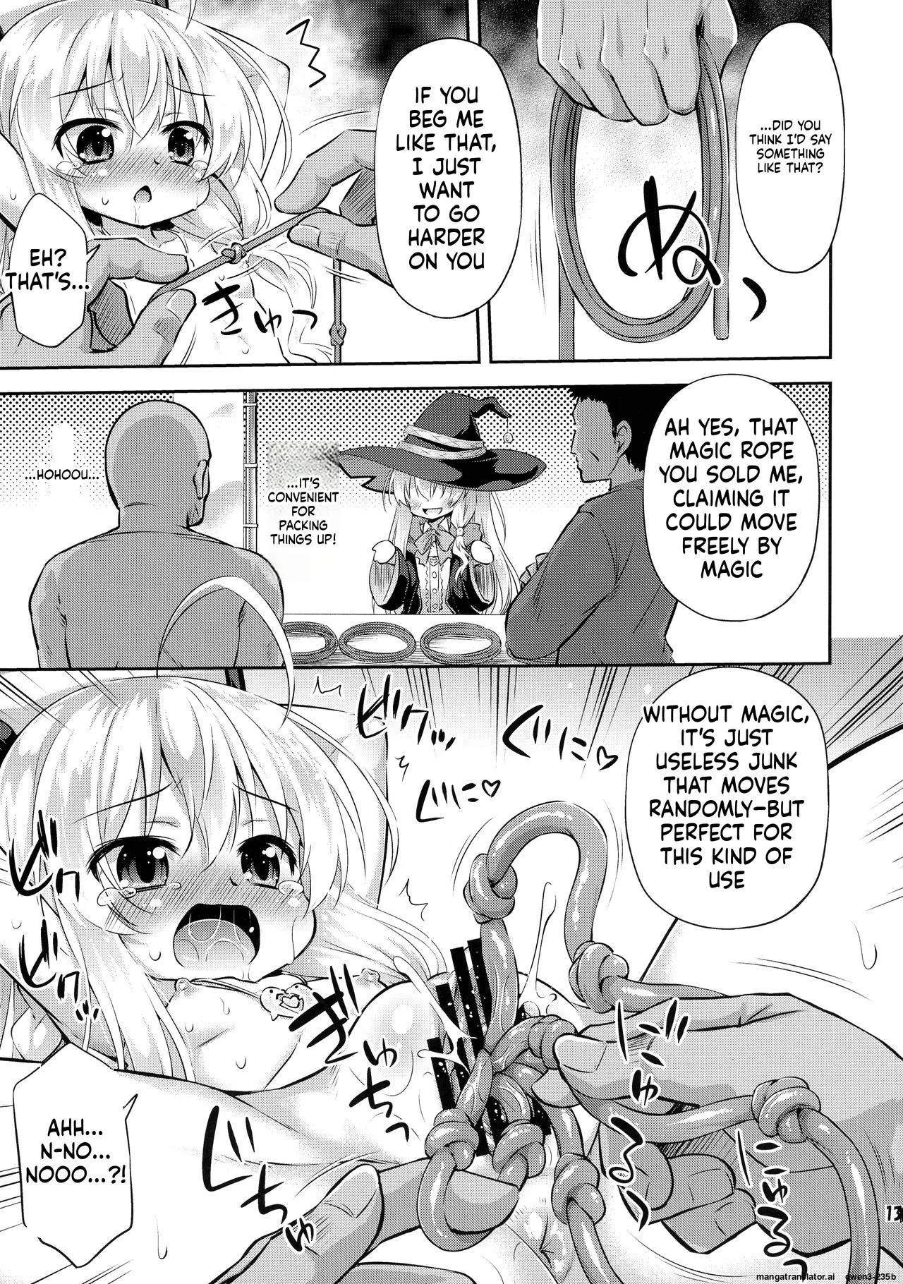 Wakarasete Yaritai Hai no Majo no Monogatari page 12 full
