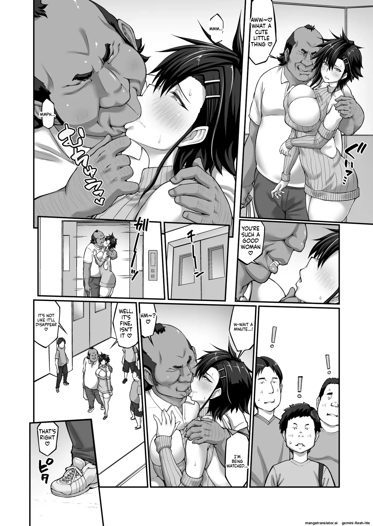 Nakadashi Oji-san ni Nerawareta Mesu wa Nigeru Koto ga Dekinai ~Fujitomo Megumi Hen 4~  ENG MTL page 11 full
