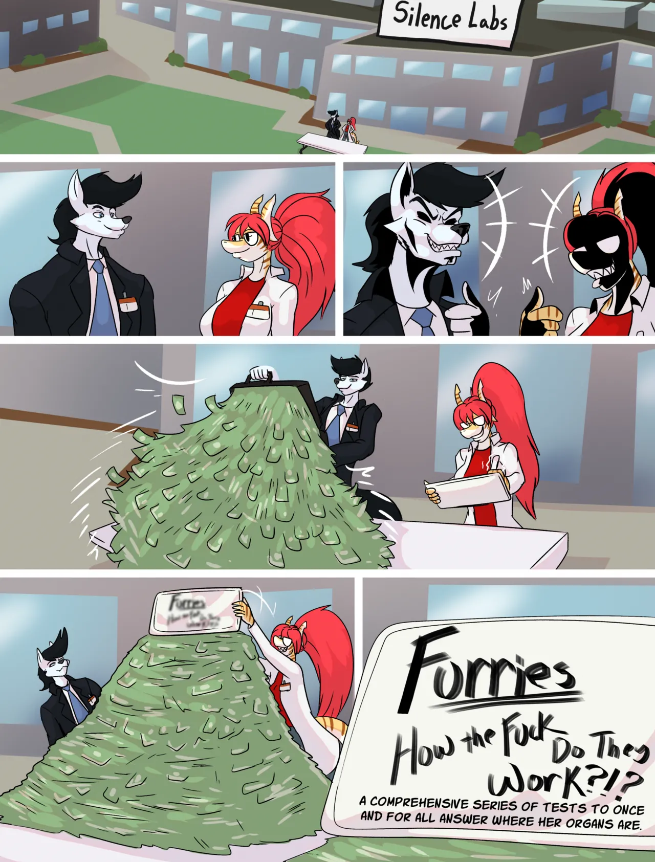 Slabs Comic; Furries, How do they work? page 1 full