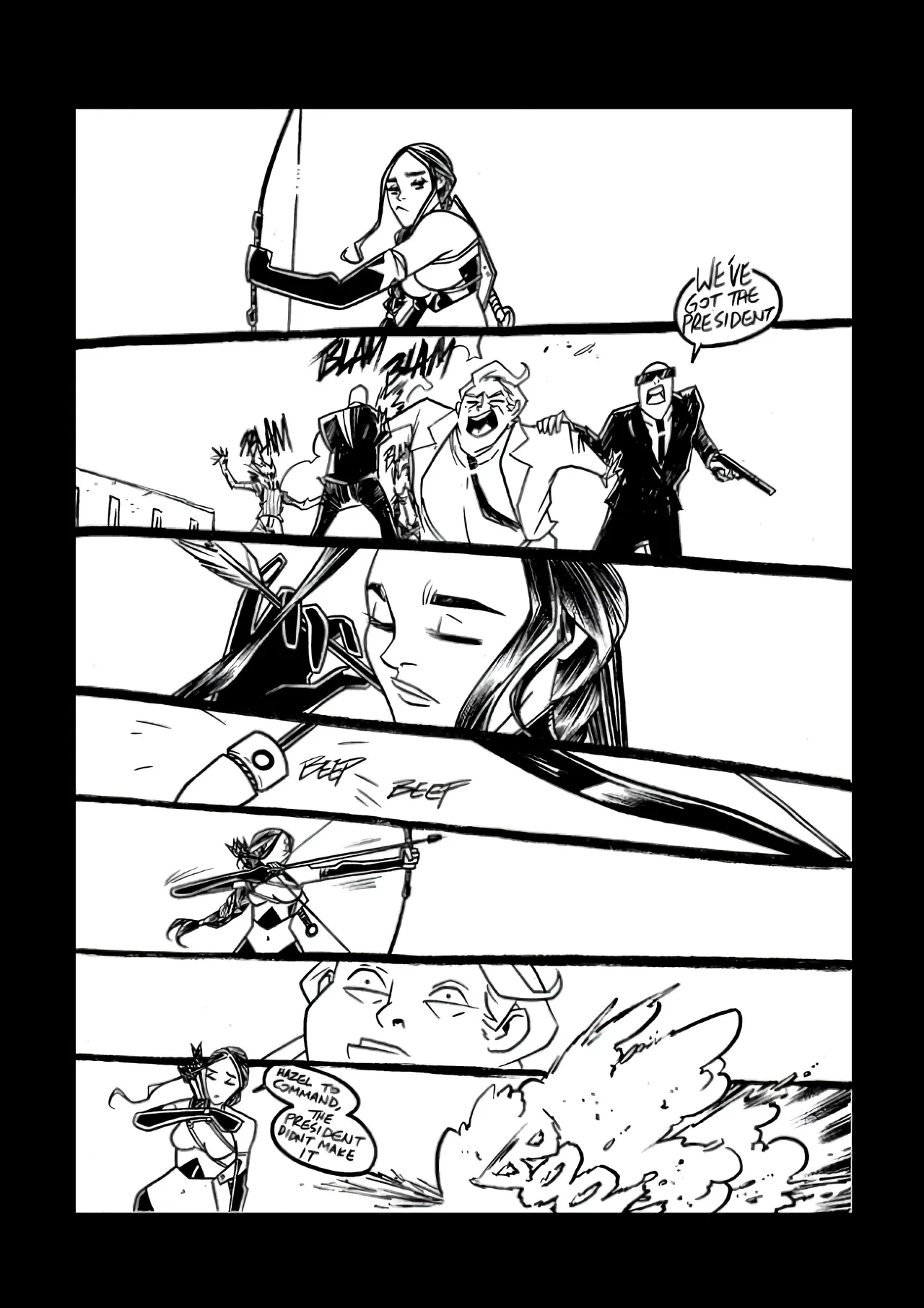 Big Guns vs Mighty Zombies page 11 full