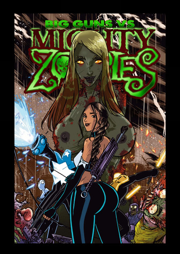 [Boo RudeToons] Big Guns vs Mighty Zombies (ENG) cover