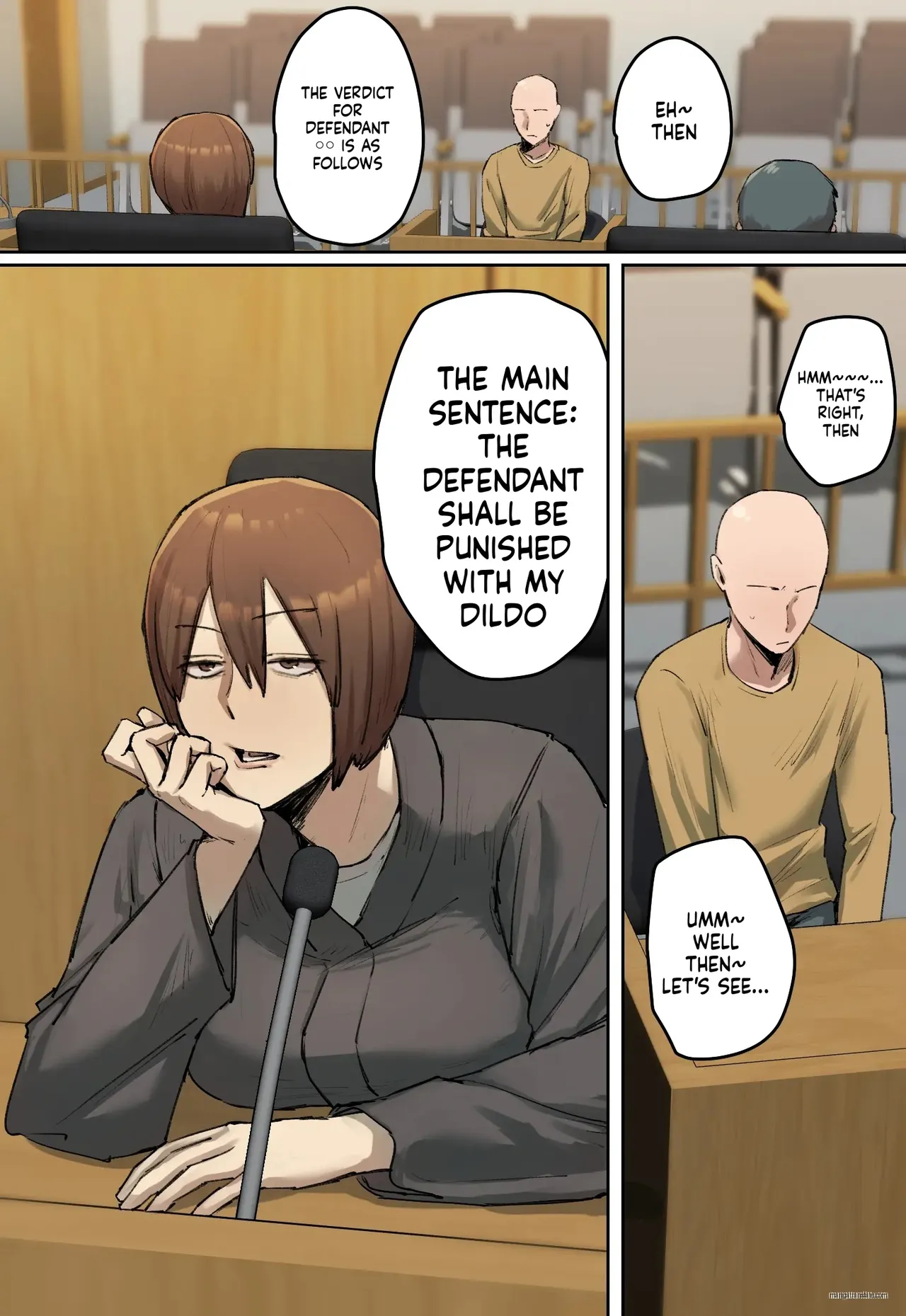 Verdict: The defendant is sentenced to my dildo punishment. page 3 full