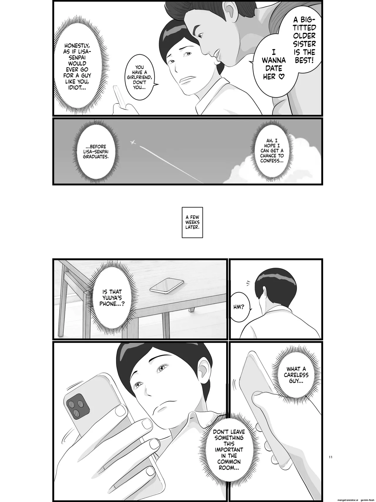 Akogare no Hito wa Mou Owari! Daigakusei - Lisa Hen page 12 full