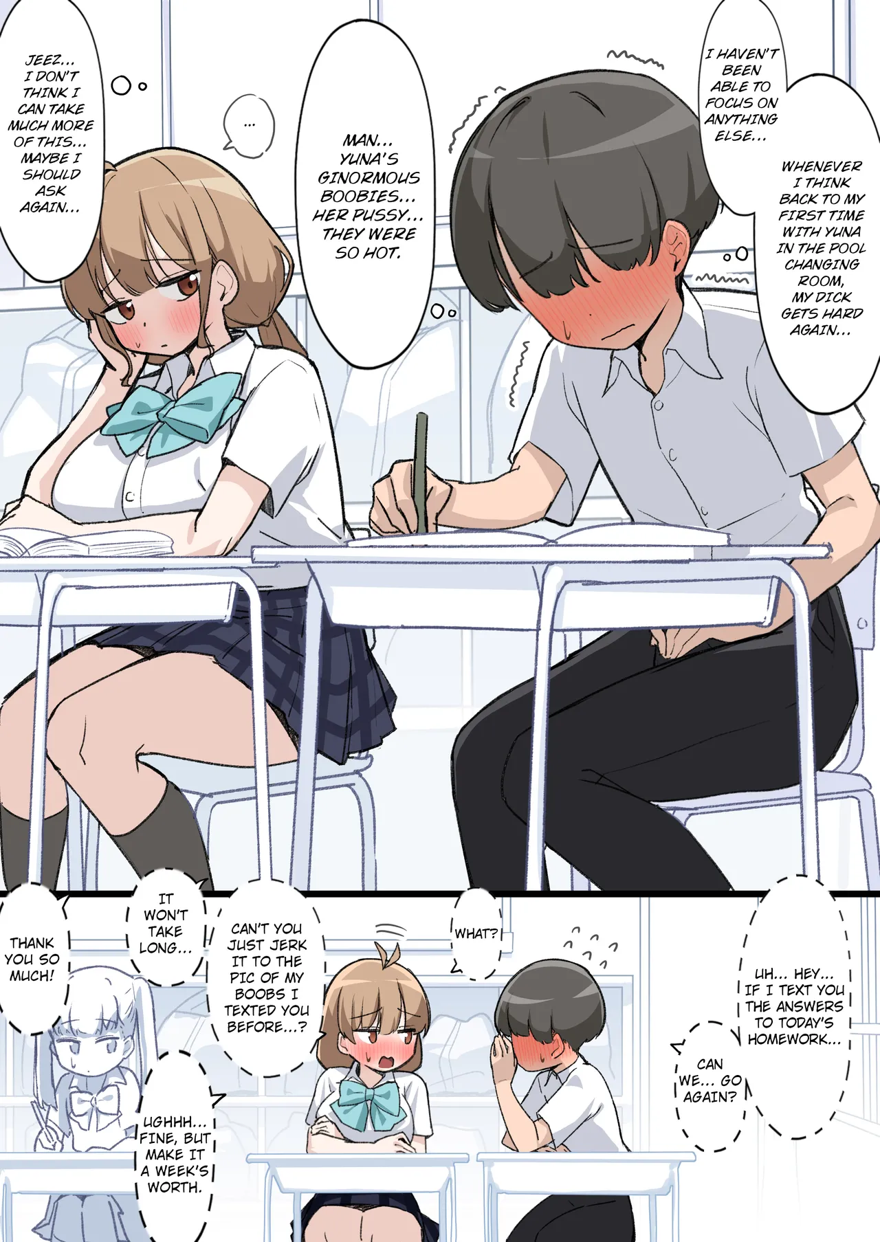 Class de Ichiban Oppai Ookii Ko ni H Sasete Moraeta Hanashi page 12 full