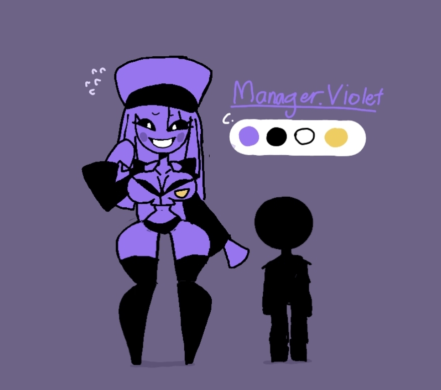 Purple Gal page 1 full