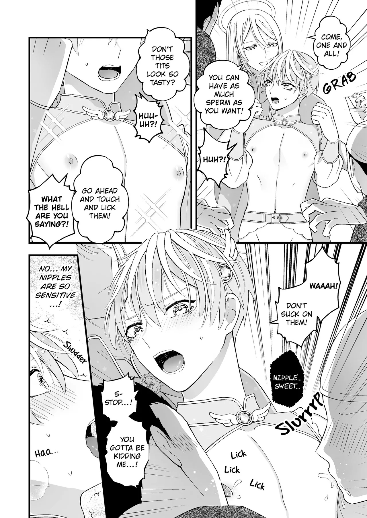Sperma Milker Amata ~Ore ga Mahou Shounen!? Ikinari Mob Ra tte Douiu Koto!?~ | Sperm Milker Amata ~I'm a Magical Boy?! Why Am I About to Get…?!~ page 12 full