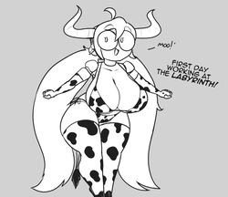 Bit gets a job as a Cow-Girl